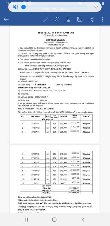 Lừa đảo bán thép bằng thủ đoạn báo giá rẻ